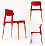 才子椅 休闲时尚欧式简约餐椅 宜家餐厅椅现代家用办公实木凳子椅