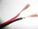 进口二手16AWG红黑平行电线/扁平电源线/2芯X1.25红黑平行电线