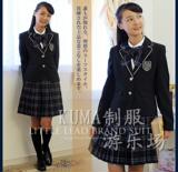 【特！】日本AKB48系学院风制服西装外套JK金属2扣