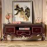 欧式电视柜 客厅卧室电视机柜1.5米地柜特价实木法式新古典家具