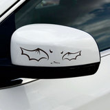 帝图汽车贴纸魔鬼头蝙蝠车贴个性创意车身随意贴后视镜盖车门贴纸