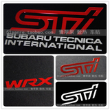 斯巴鲁BRZ STI标志WRX 车贴手机壳方向盘汽车内饰金属贴金属贴纸