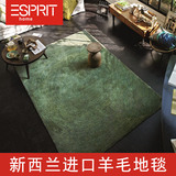 Esprit进口手工羊毛地毯客厅茶几卧室田园欧式现代简约家用定制