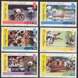 IOM-K202 马恩岛 2002年第17届英联邦运动会：徽志、自行车等邮票
