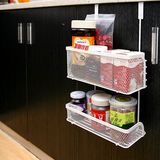 最新挂式调味架冰箱内挂架橱柜挂篮门后挂篮调料收纳架厨房置物架
