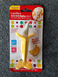 日本原装KJC 婴儿（香蕉型）宝宝牙胶3个月以上硅胶磨牙棒