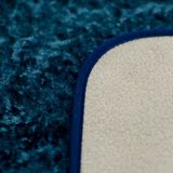 简约现代真皮沙发垫巾罩套坐垫定做布艺秋冬季四季地中海防滑蓝色