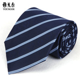 雅戈尔领带 男士商务正装色织领带 桑蚕丝领带 真丝工作职业领带