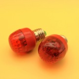 LED灯笼球泡 E27 红色长寿神灯 佛灯光源 长明灯供佛用品彩色灯泡