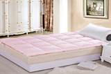 奥力福 灰鸭毛床垫 羽毛床垫/床褥 超厚加厚垫被 全棉 粉红色