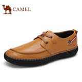 Camel/骆驼男鞋 2016春季新款 牛皮系带日常时尚休闲男鞋
