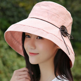 帽子女夏天韩版可折叠遮阳帽 女潮户外防紫外线大沿防晒帽太阳帽
