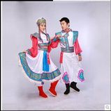 蒙古族服装成人男女装蒙古舞蹈演出服装表演舞台服少数民族服新款