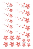 热卖纹身贴定制 定做 樱花刺青男女纹身贴 可爱粉色现货 包邮144