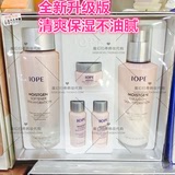 韩国代购正品 IOPE亦博恒久保湿系列水乳套装 美白保湿补水粉色瓶