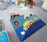 特价卡通简约现代手工儿童房地毯 卧室客厅地垫 爬行防滑垫包邮