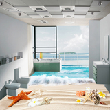 3D立体宿舍卧室客厅个性地贴防水装饰创意自粘壁纸地板贴纸墙贴画