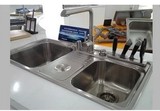 不莱梅系列普乐美BM601水槽 高端厨房 SUS304不锈钢双槽 水槽套餐