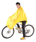 中学生男女式自行车雨披单车大帽檐骑行雨衣自行车山地防飘单人加