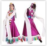 民族服装舞台装演出服装藏族舞蹈服饰秧歌服　女装