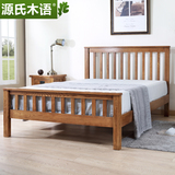 源氏木语 特价纯实木床进口白橡木卧室家具环保双人床1.5米1.8米
