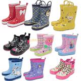 独家外贸出口原单儿童雨鞋雨靴男童女童防滑防水卡通中高低筒雨鞋