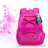 韩版蝴蝶结小学生书包3-4-5-6年级儿童可爱女孩6-12周岁送手提包