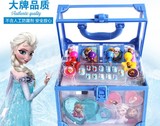 迪士尼冰雪奇缘艾莎公主手提包化妆品儿童彩妆盒女孩礼物玩具正品