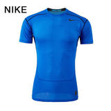 NIKE耐克Pro男运动跑步训练T恤紧身衣健身服短袖826592-480