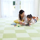 日本进口可水洗地毯卧室客厅茶几楼梯防滑垫儿童爬行垫拼接地垫