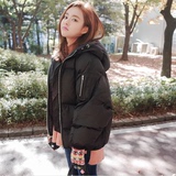 【粉红mini】韩国官网Cherrykoko正品代购朋克有型羽绒棉服外套