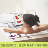 浴缸架不锈钢可伸缩收纳架子卫生间洗澡手机支架多功能浴室置物架