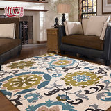 优立 印度进口手工羊毛地毯 欧美客厅卧室地毯现代时尚床边毯
