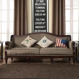 美式新古典橡木布艺实木沙发单双三人皮布沙发法式欧式客厅家具