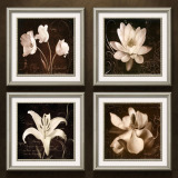 最新款5D3D印花简单十字绣温馨卧室简约花卉小幅荷花百合花栀子花