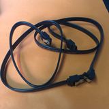 技嘉华硕主板线SATA2.0数据线串口硬盘数据线 带扣一条蓝黑色
