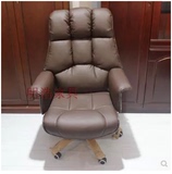 特价老板椅会客椅家用书房电脑椅全包围坐垫软皮椅人体工学椅子