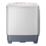 Midea/美的 MP80-V606半自动洗衣机双缸双桶8kg大容量单脱水包邮