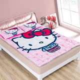 2016懒人床榻褥子可爱寝室卡通粉色公主折叠床聚酯纤维床垫优等品