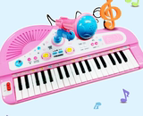 gp六一儿童节37按键儿童早教电子钢琴男孩女孩玩具带麦克风