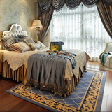 欧式美式中式样板间地毯客厅茶几沙发 卧室床边手工地毯满铺定制