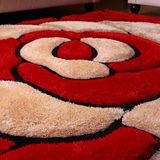 加密韩国亮丝客厅茶几地毯卧室床边地毯简约现代风格图案地毯定制