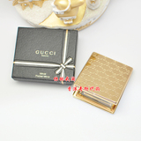香港专柜赠品 GUCCI 随身化妆镜 金色/红色 礼盒包装