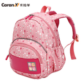 卡拉羊书包儿童小背包3-6岁幼童双肩包韩版男童女童带反光条C6001