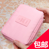 日韩国大牌化妆包收纳袋手提包式小方包大容量旅行手拿洗漱彩妆包