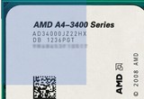 AMD A4 3400 CPU 散片 双核APU FM1接口