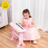 奥童缪斯37键电子琴带麦克风儿童手拍鼓宝宝小钢琴宝宝益智玩具琴