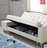 瑞信家具 组合储物pu沙发 折叠沙发床 双人小户型 多功能 包邮