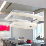 亚克力创意长方形LED个性吊灯时尚简约现代客厅卧室艺术吸顶灯