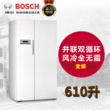 Bosch/博世 BCD-610W(KAN92V02TI) 两门冰箱对开门电冰箱家用节能